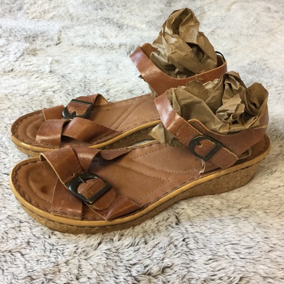 Josef Siebel Kira buckle strap wedge sandals 8.5 - Picture 2 of 11